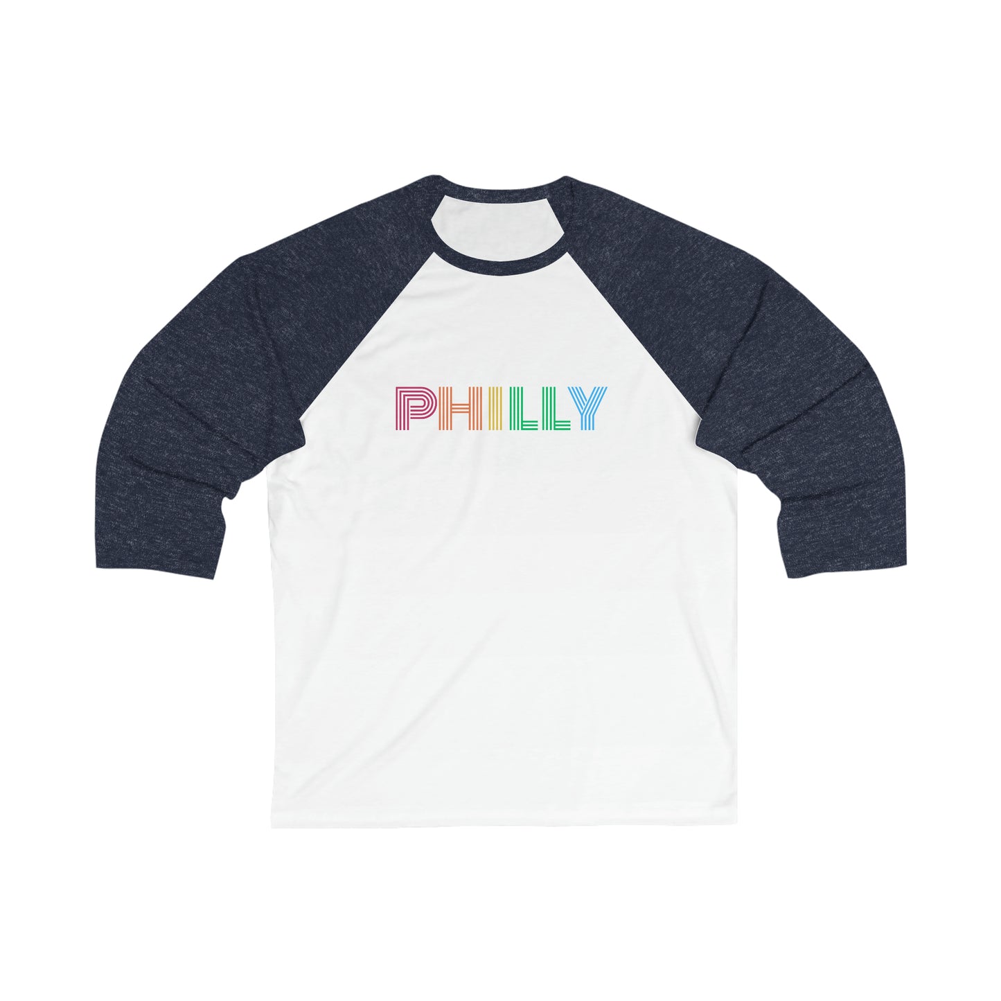 PHILLY 3\4 Sleeve Baseball Tee