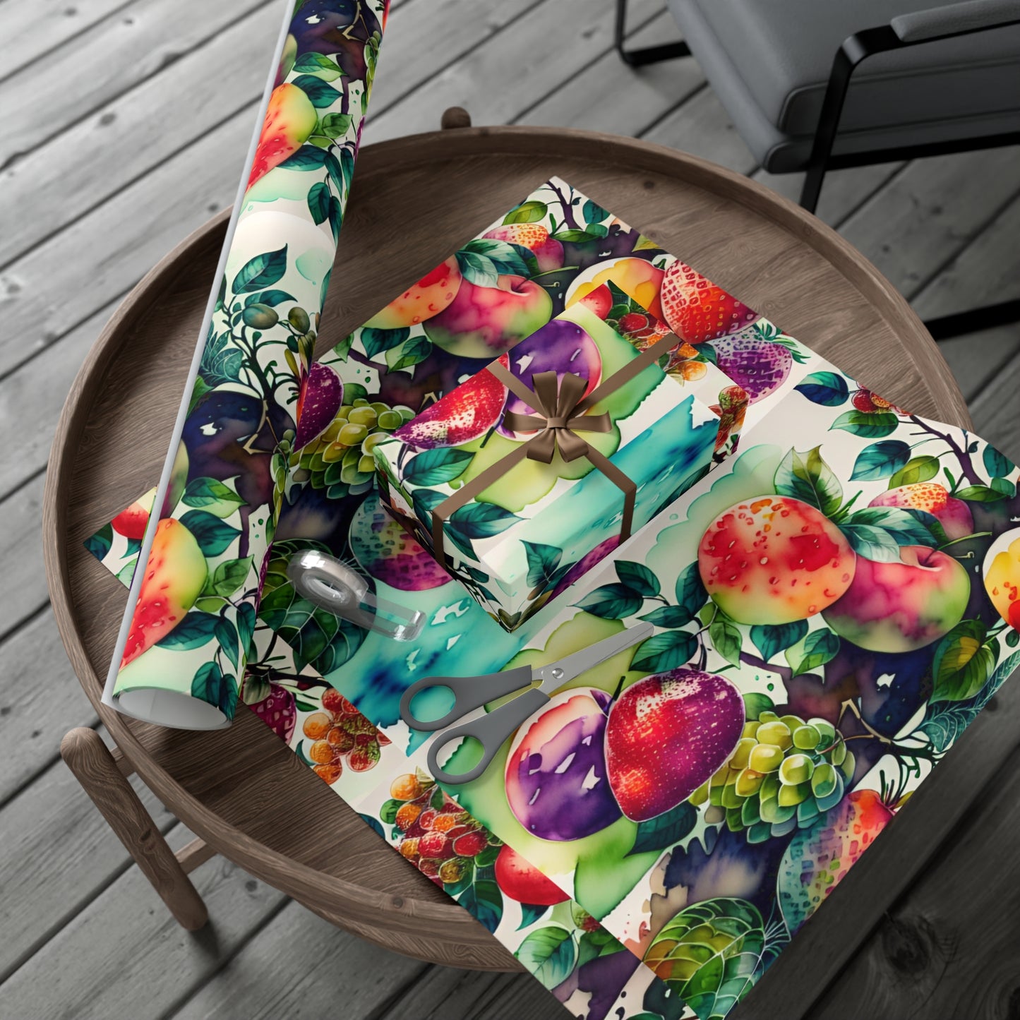 Fruit Watercolor Gift Wrap Paper