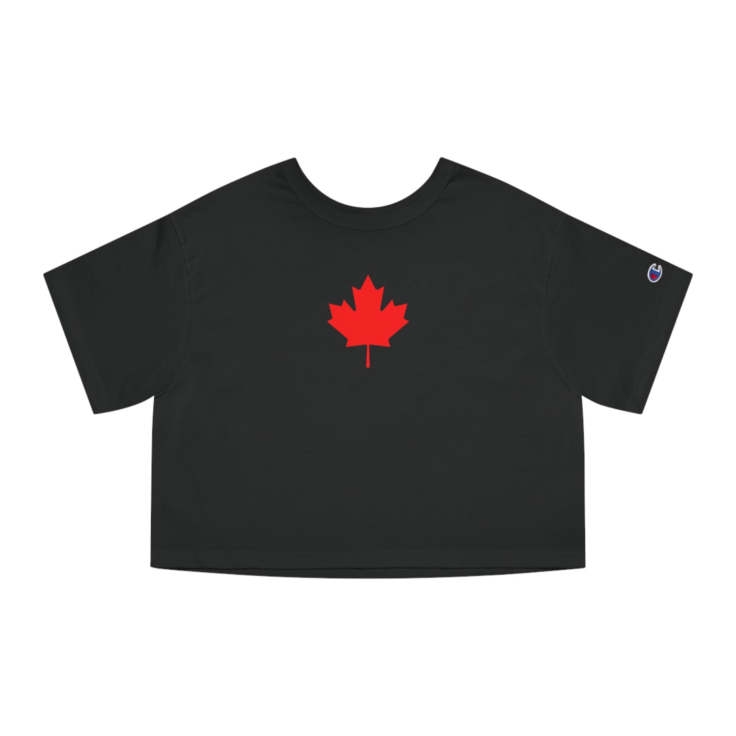 Canadian Maple Leaf, Champion Women's Heritage Cropped T-Shirt