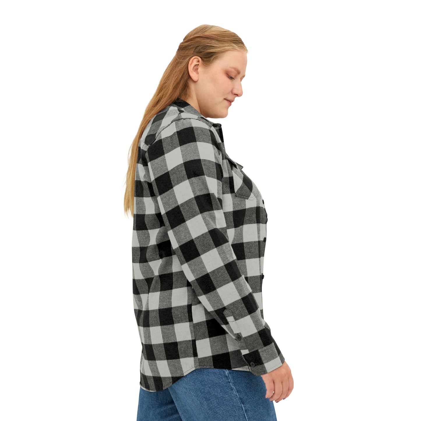 Brazilian Flag, Unisex Flannel Shirt