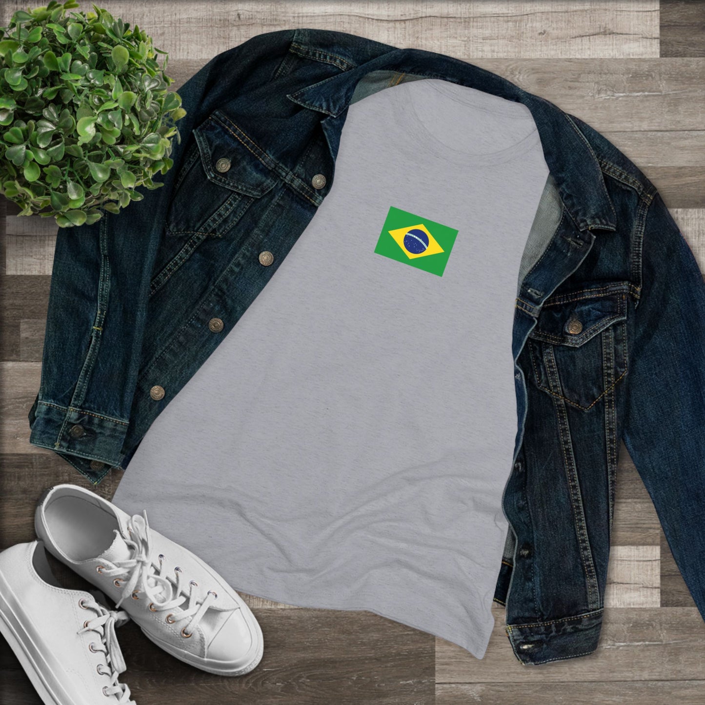 BRAZIL Women's Triblend Tee