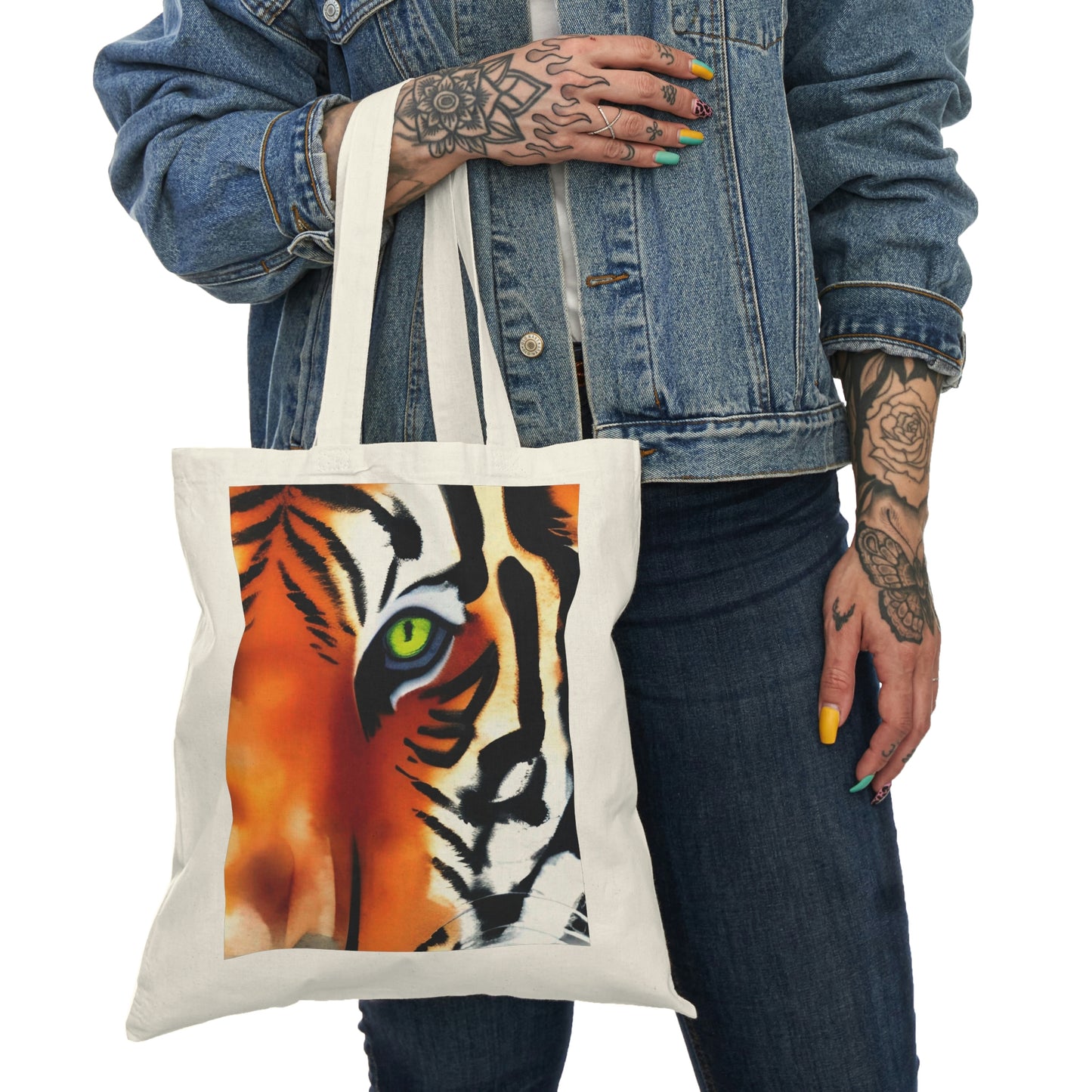 TIGER - Natural Tote Bag