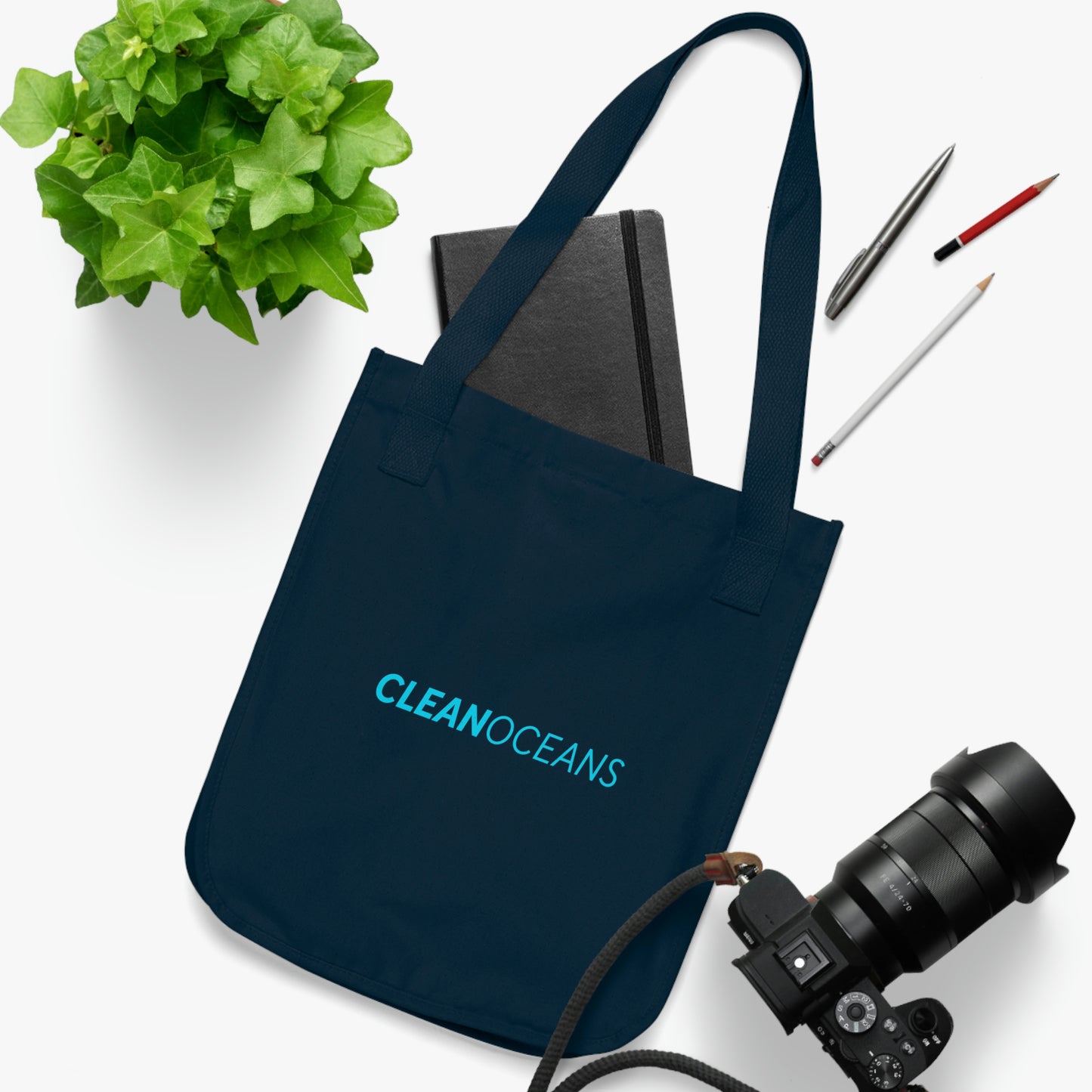 CleanOceans - Organic Canvas Tote Bag