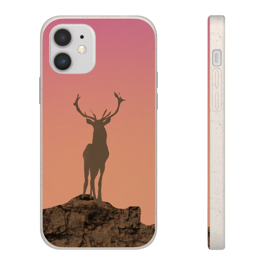 Biodegradable Case - Deer Silhouette