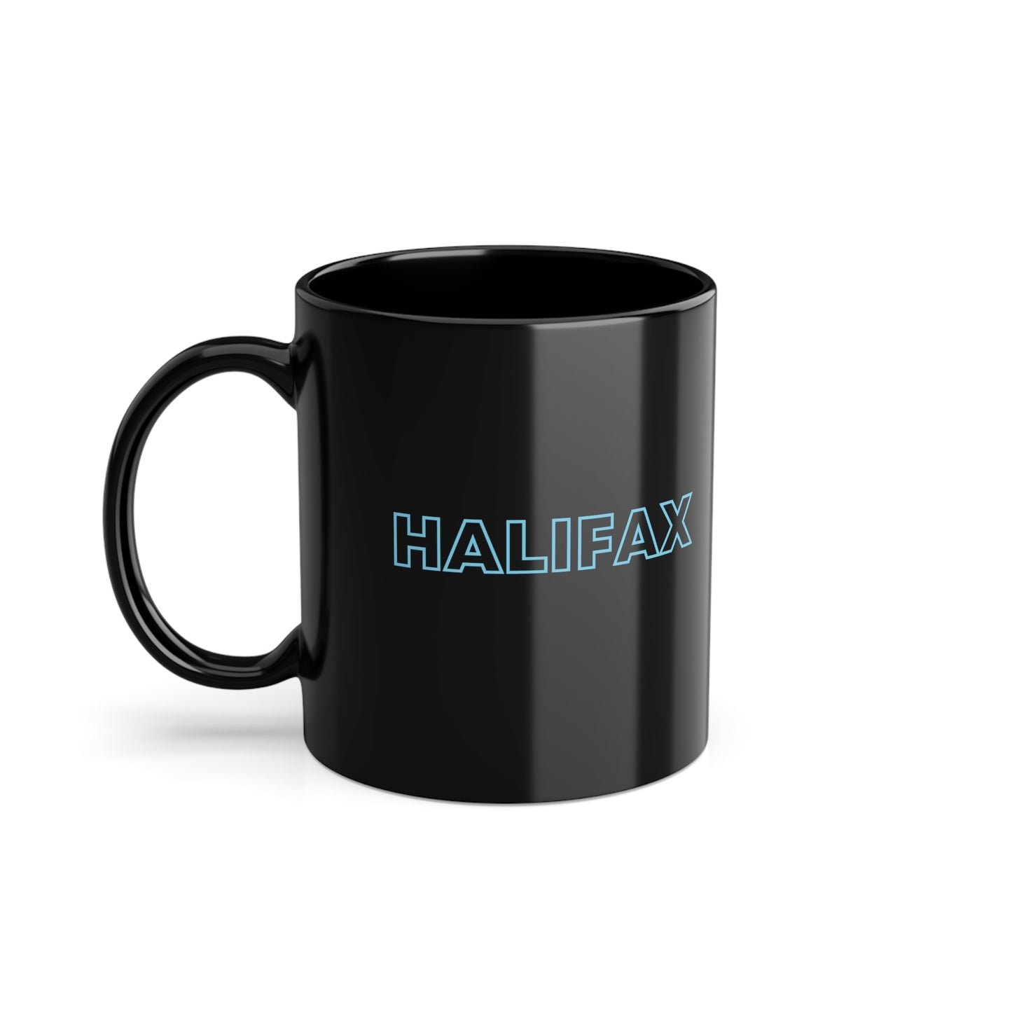 HALIFAX - CITY MUG - Black Coffee Cup, 11oz