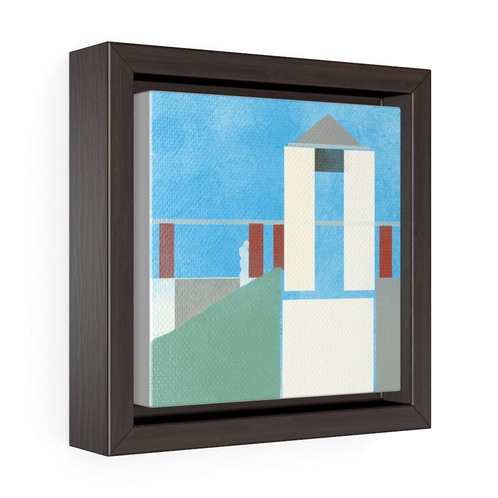 Postmodern - Square Framed Premium Gallery Wrap Canvas