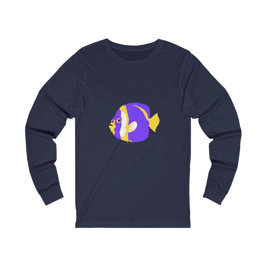 Unisex Jersey Long Sleeve Tee - Fish