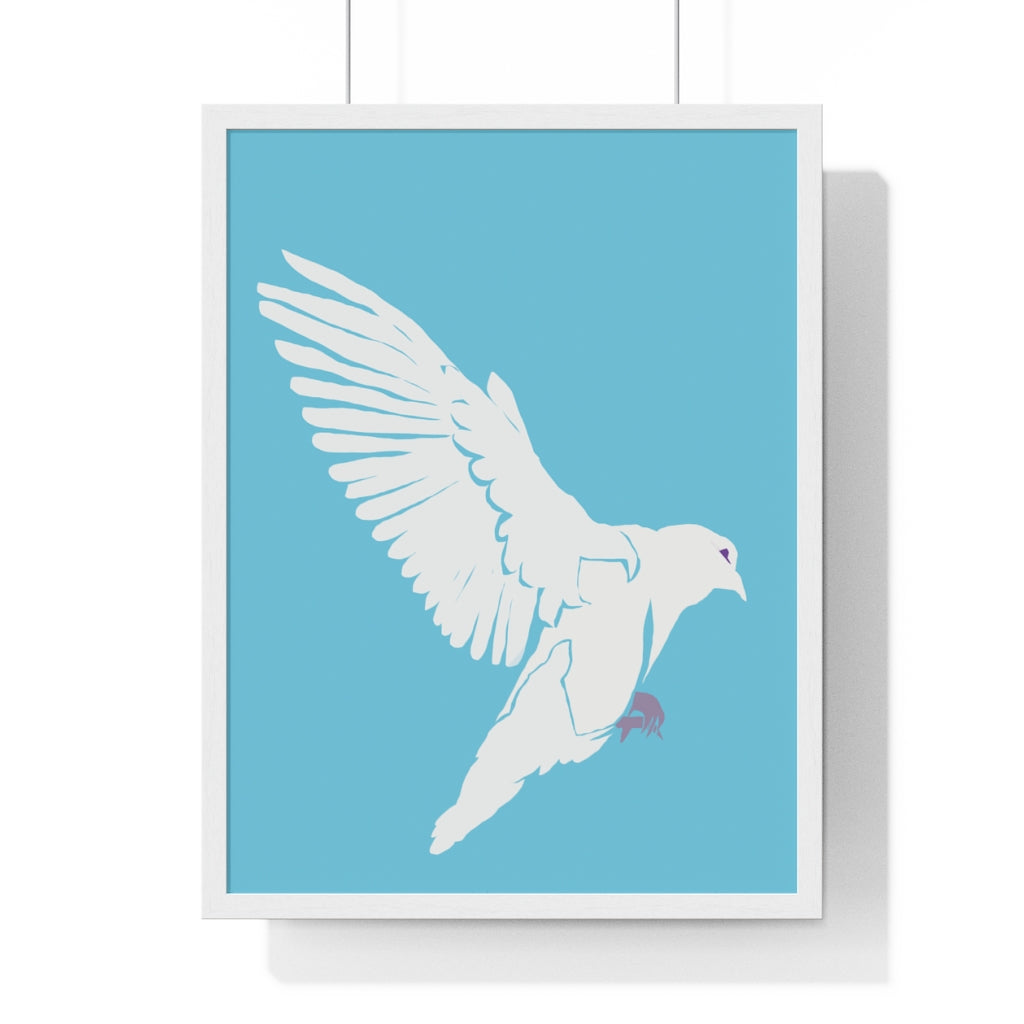 Dove of Peace - Premium Framed Vertical Poster