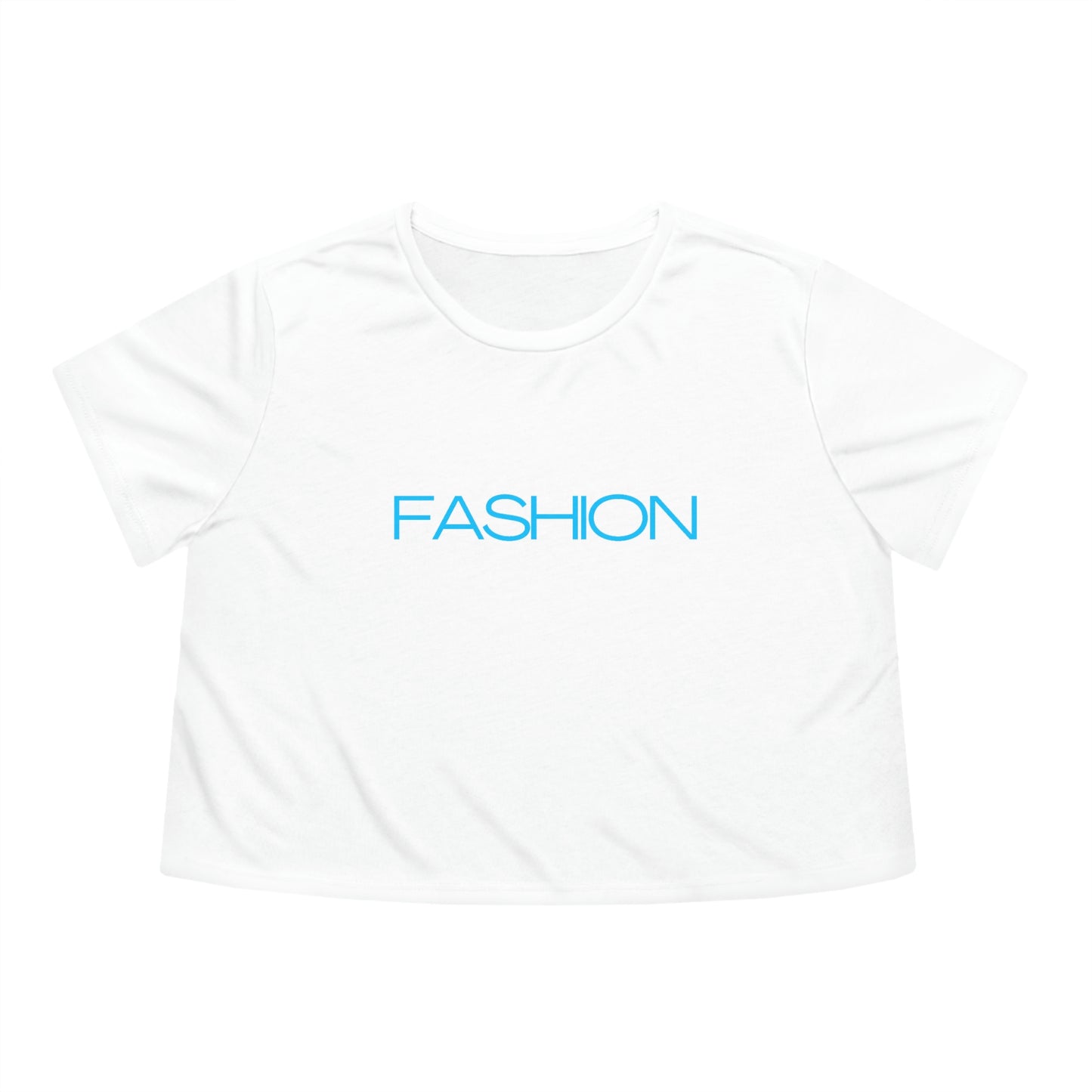 Women's Flowy Cropped Tee - FASHION