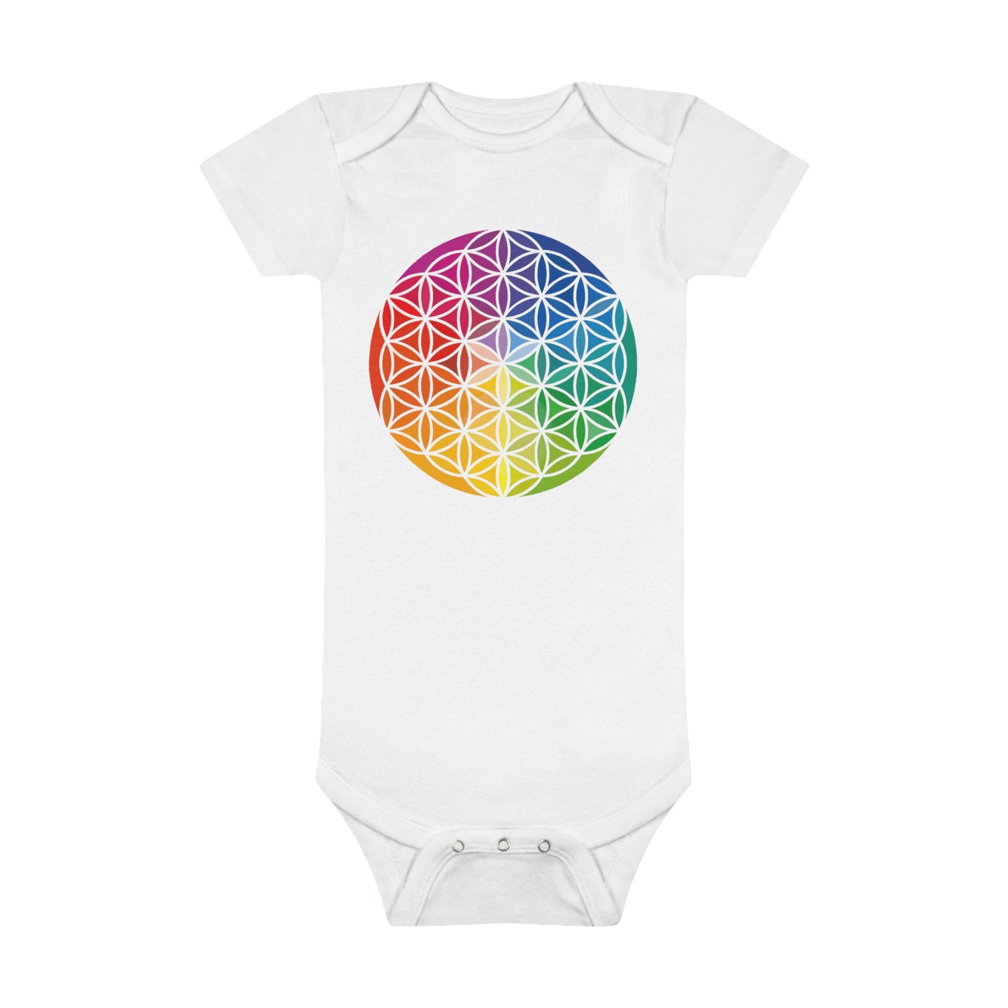 Onesie® Organic Baby Bodysuit - Flower of Life