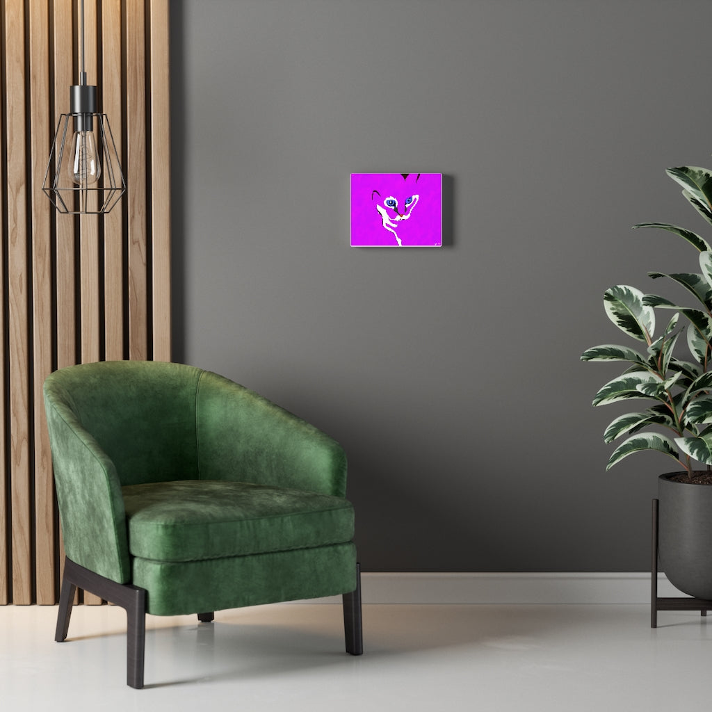 Cat Design - Fuschia Canvas Gallery Wraps