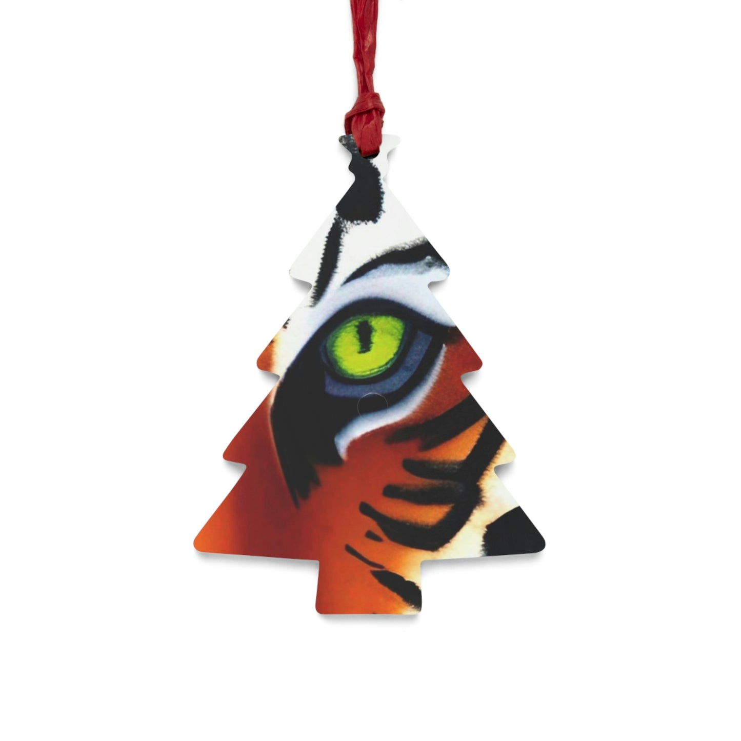 TIGER - Wooden Ornament - Tree Shape