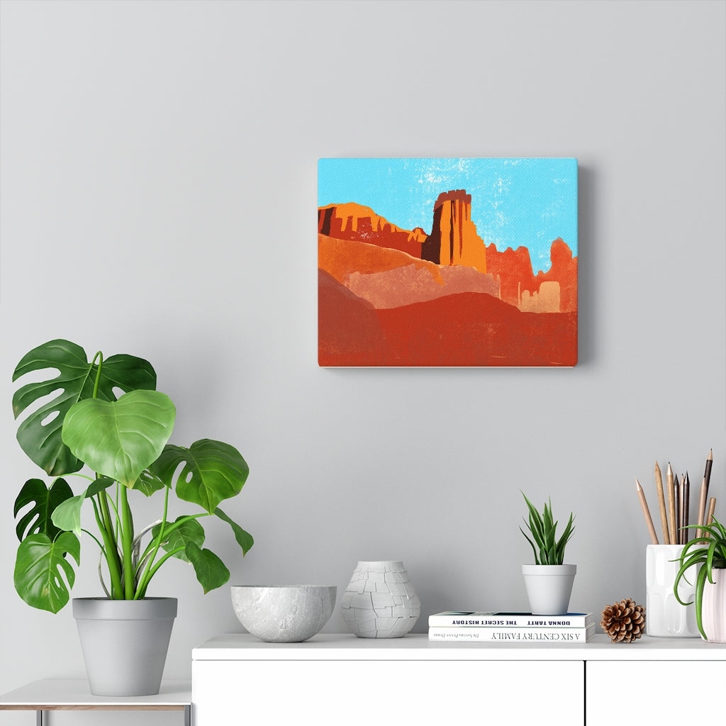 Desert Scene - Canvas Gallery Wraps