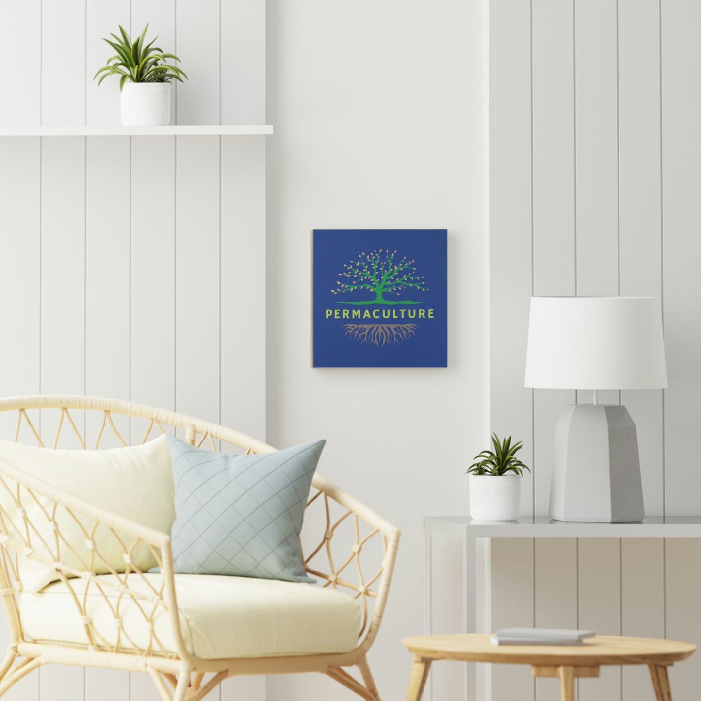 Wood Canvas - Permaculture - Blue