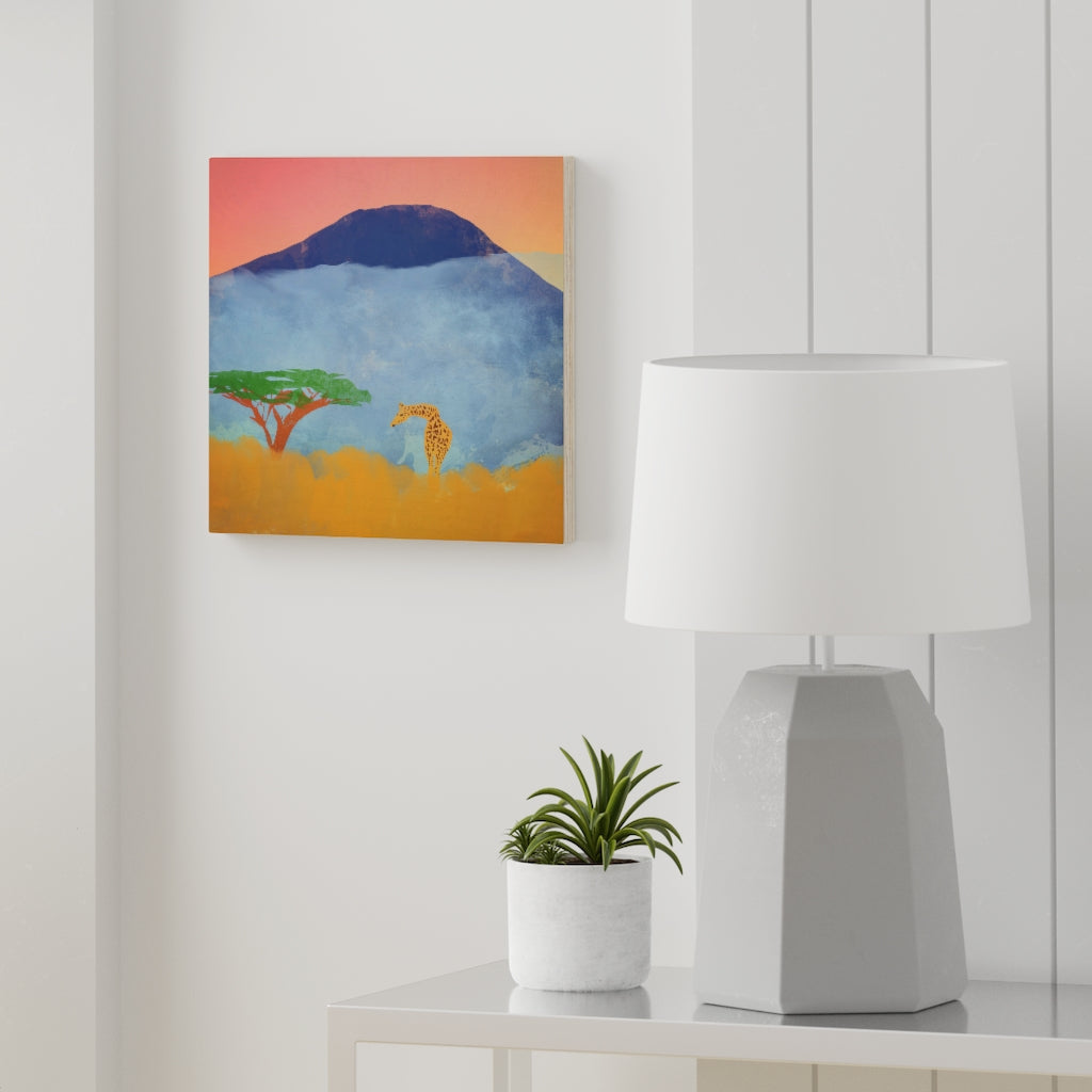 Wood Canvas - African Scene