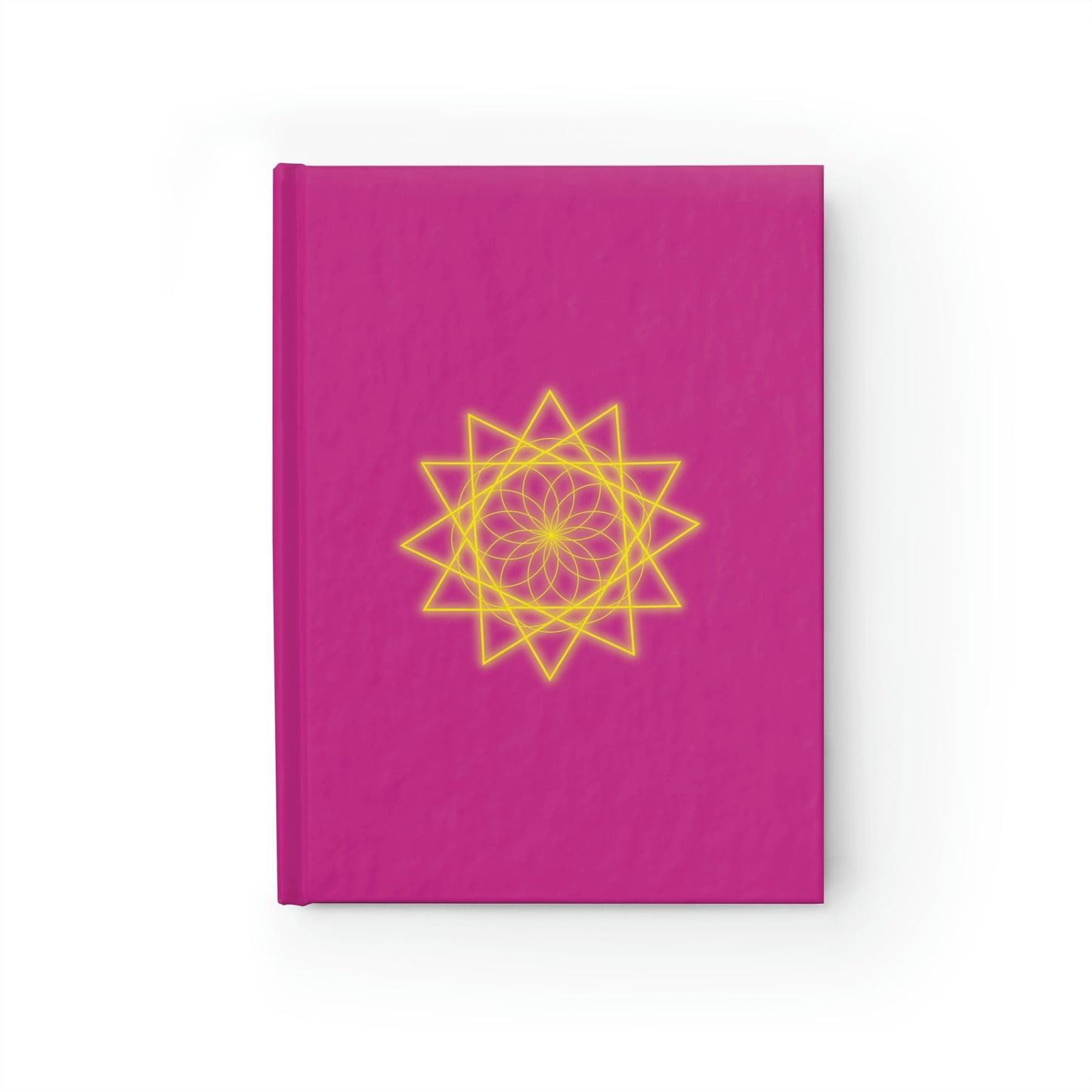 Sacred Geometry - Journal - Ruled Line - Pink Cover