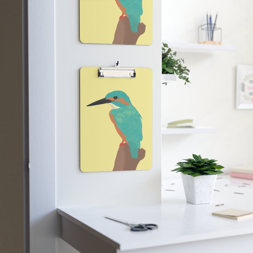 Clipboard: Kingfisher Bird