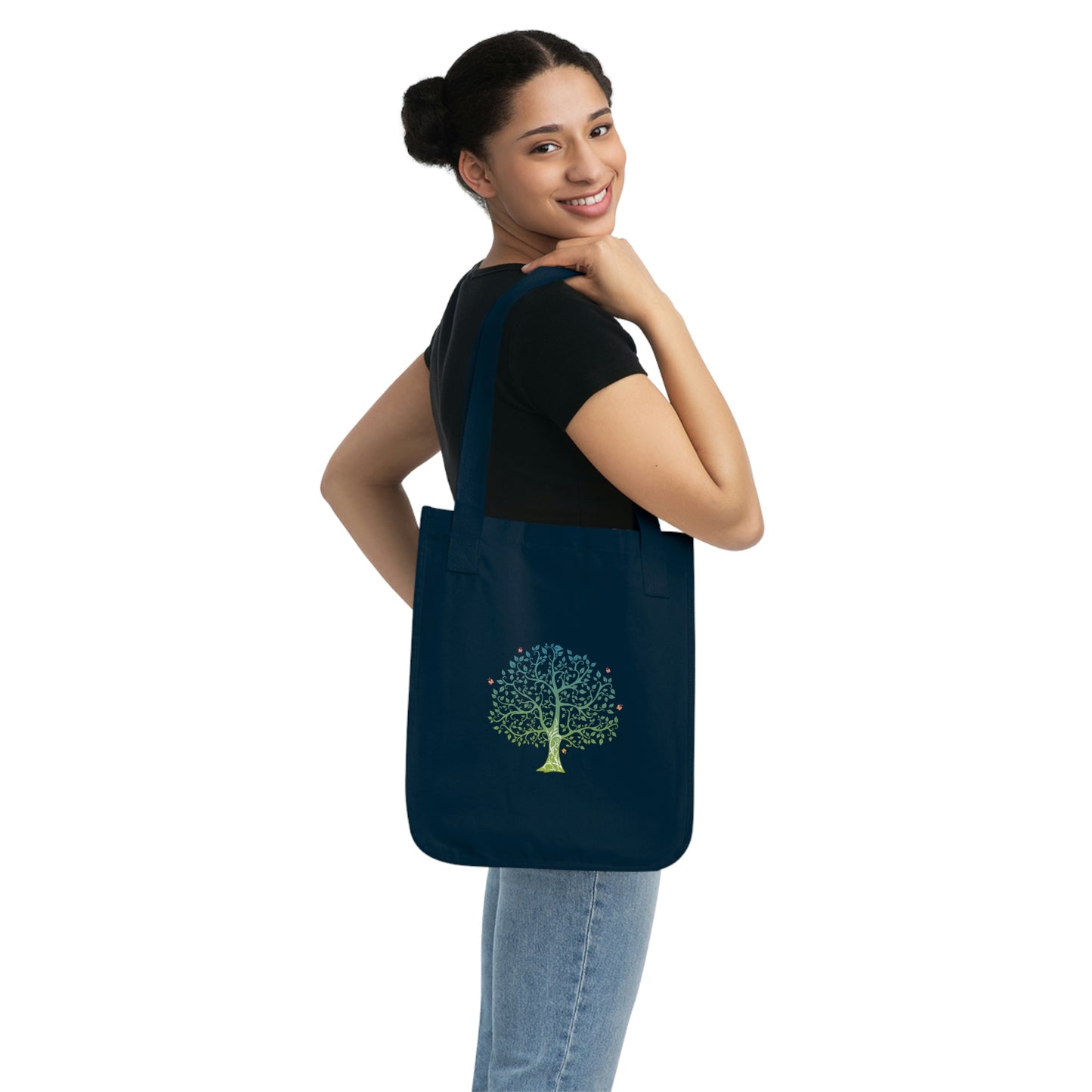Organic Canvas Tote Bag - Tree of Life