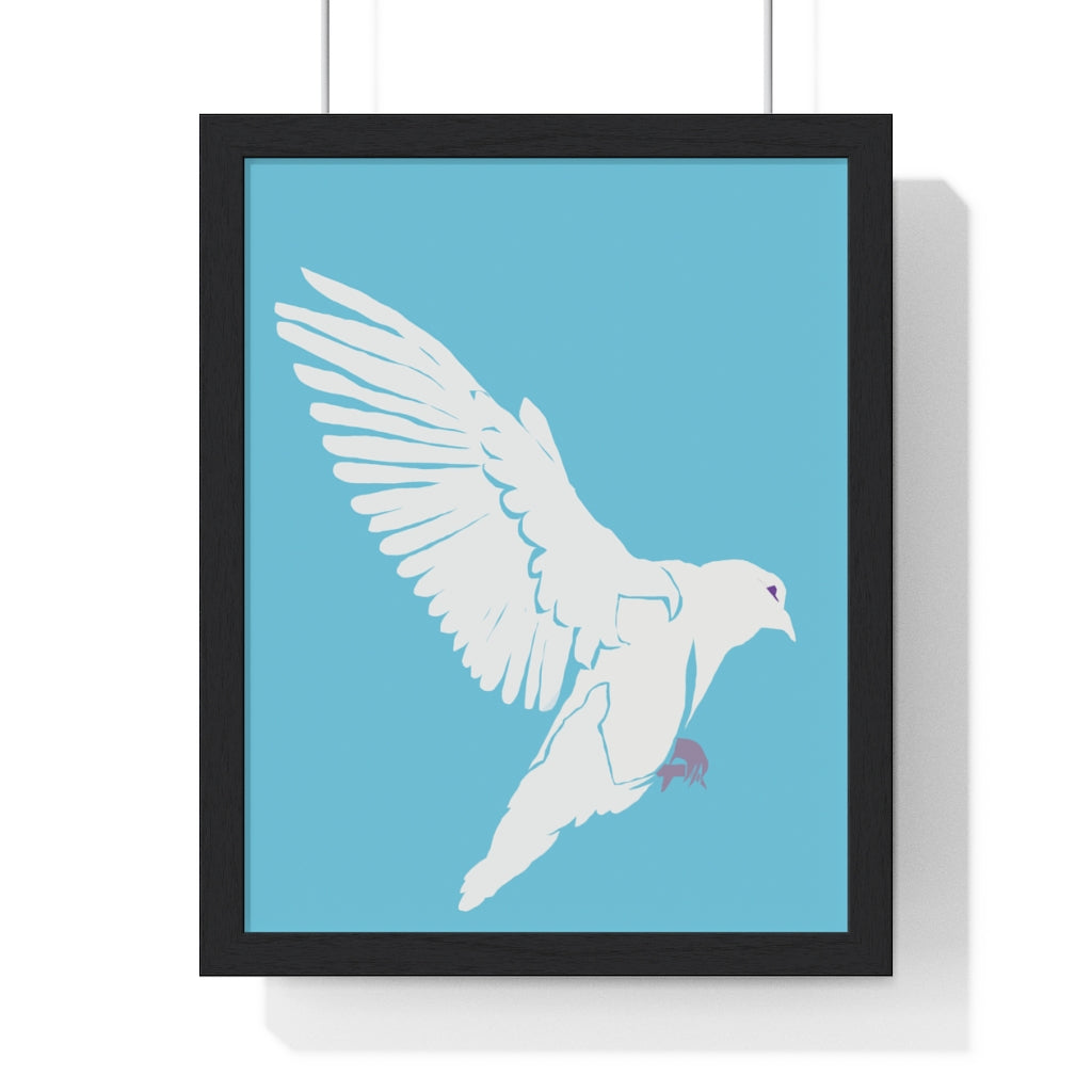 Dove of Peace - Premium Framed Vertical Poster