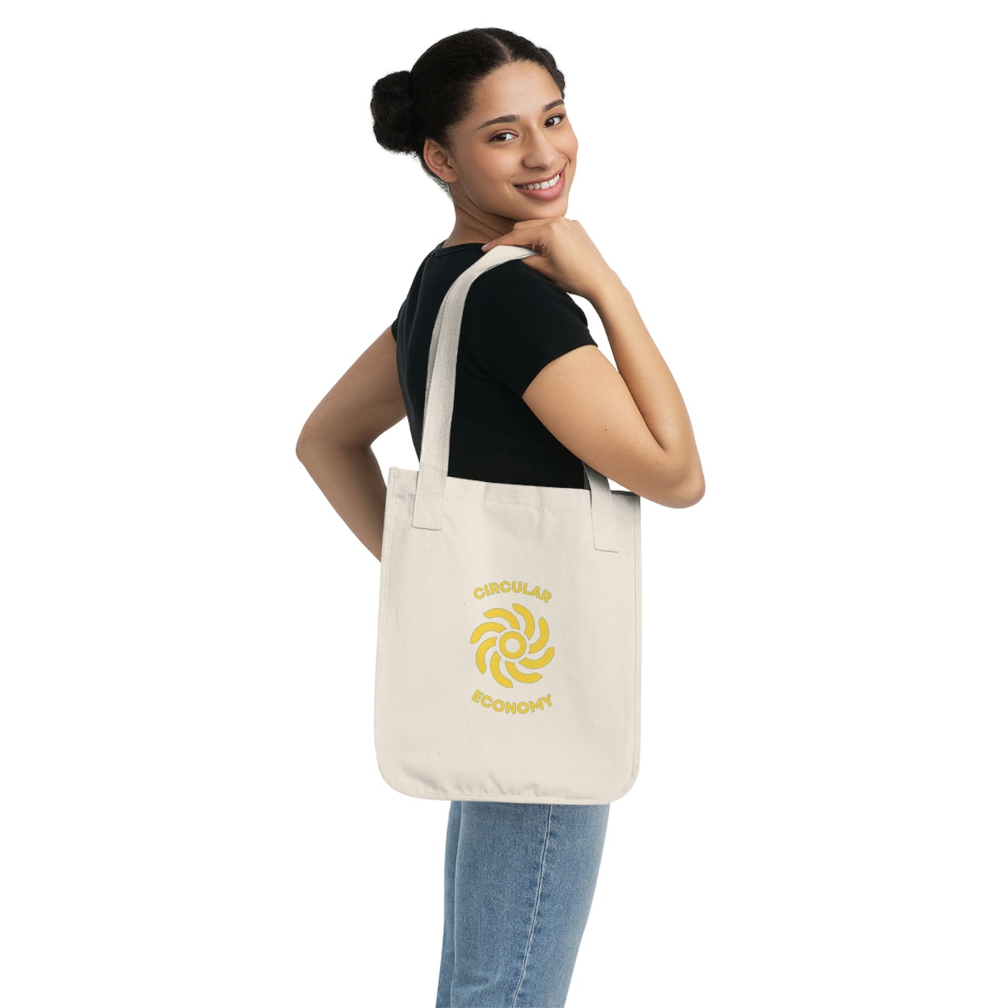 Organic Canvas Tote Bag - CIRCULAR ECONOMY