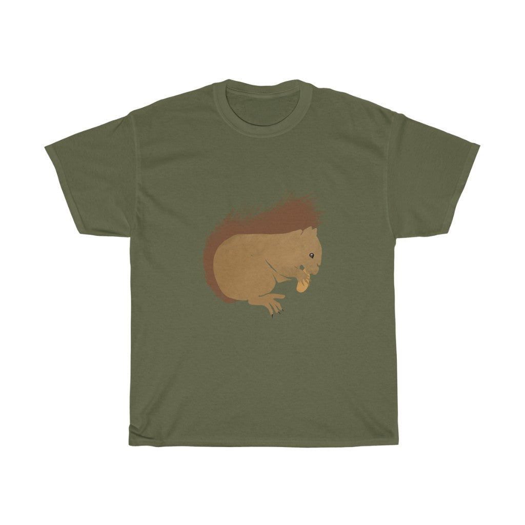 Unisex Heavy Cotton Tee - Squirrel
