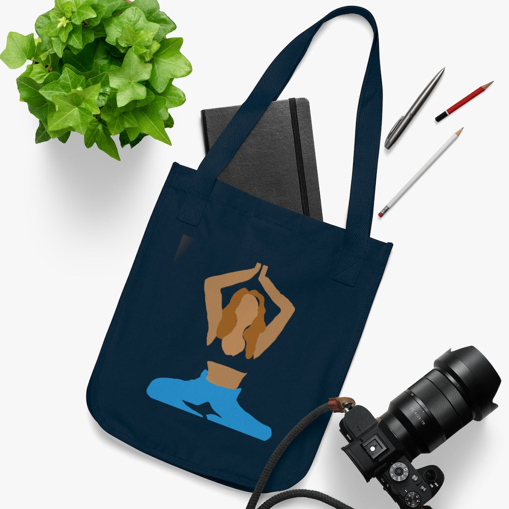 Organic Canvas Tote Bag - Yoga