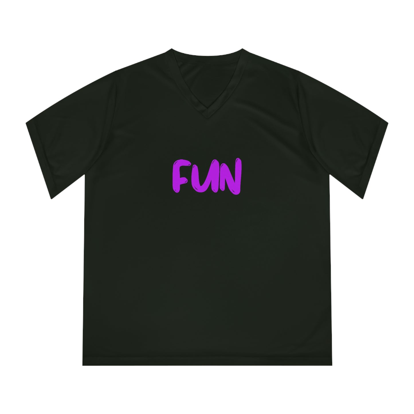 Women's Performance V-Neck T-Shirt - FUN