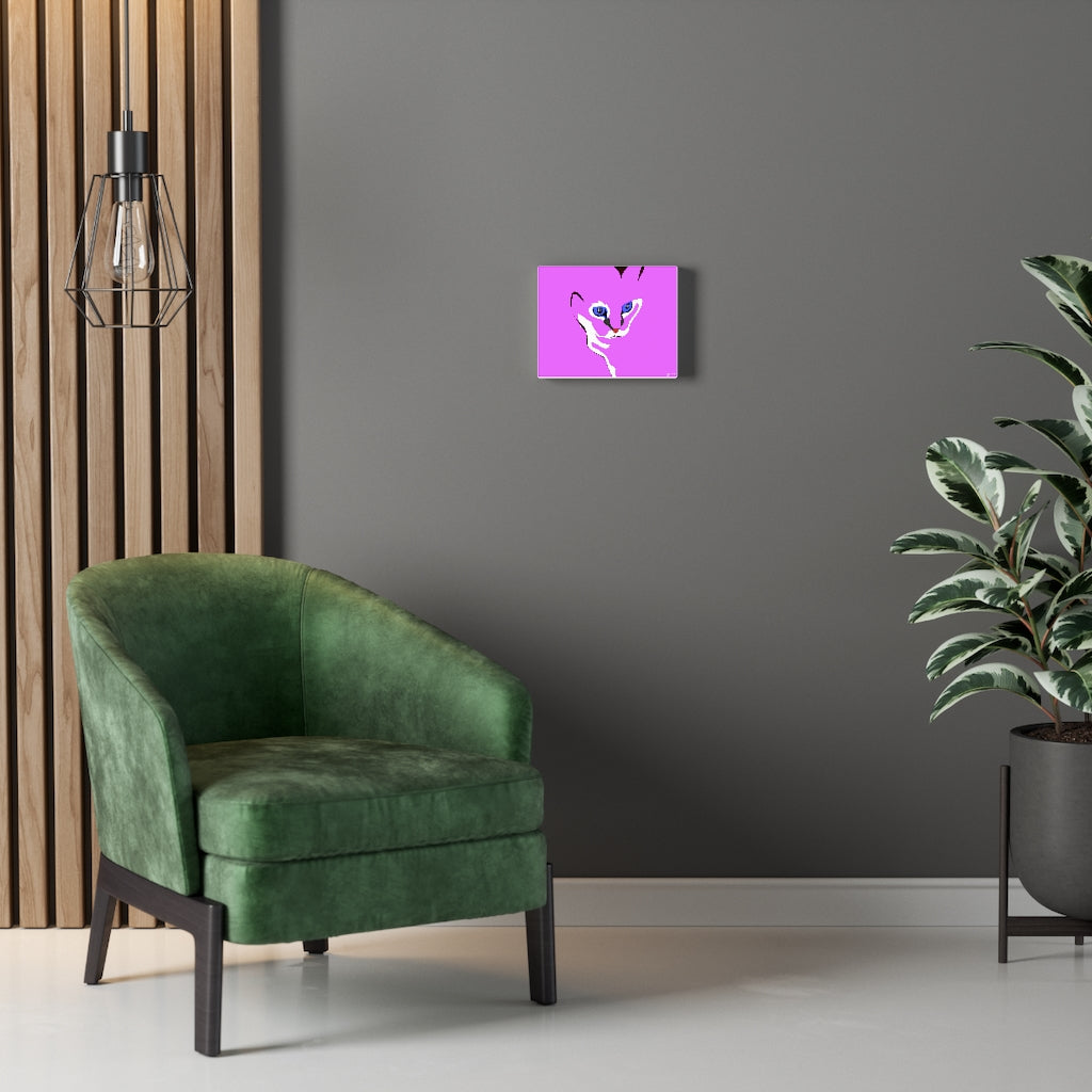 Cat Design - Pink Canvas Gallery Wraps