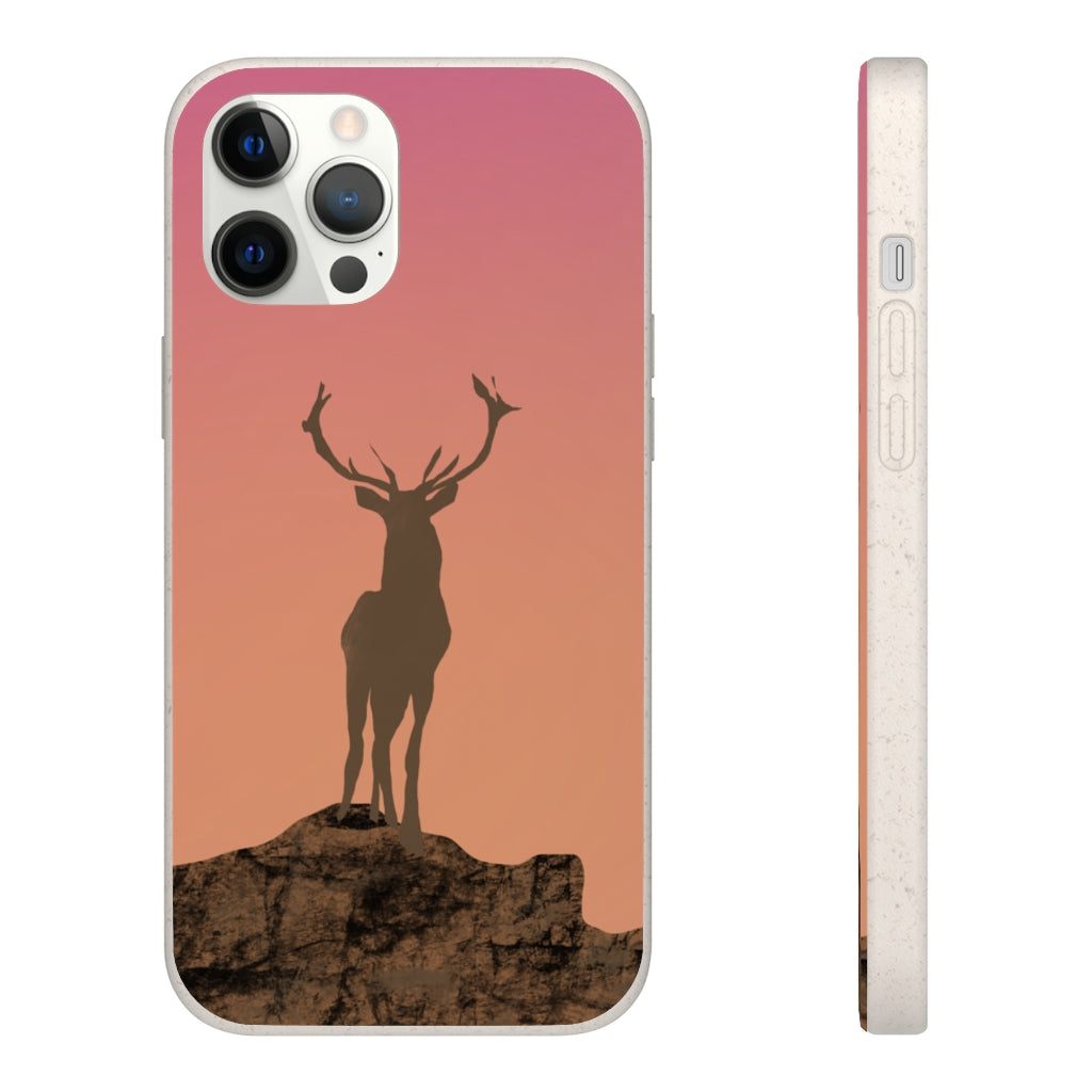 Biodegradable Case - Deer Silhouette