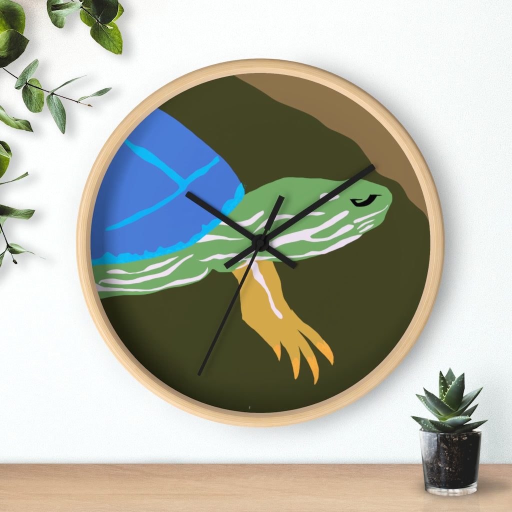 Turtle Wall clock (Earth Tones)