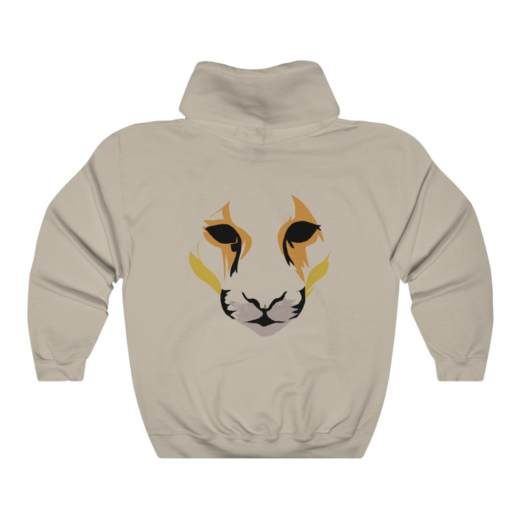 Cat Face - Heavy Blend™ Hooded Sweatshirt