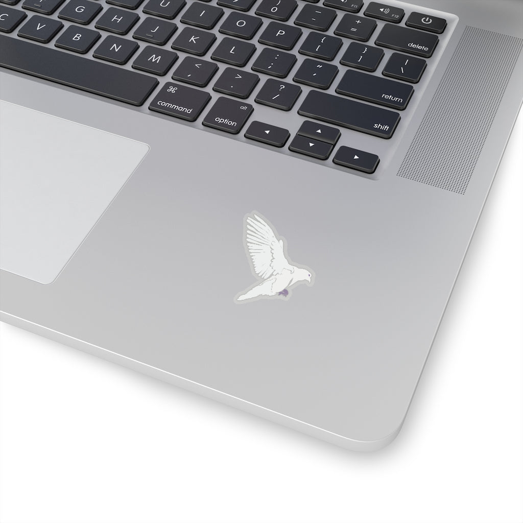 White Dove Kiss-Cut Sticker