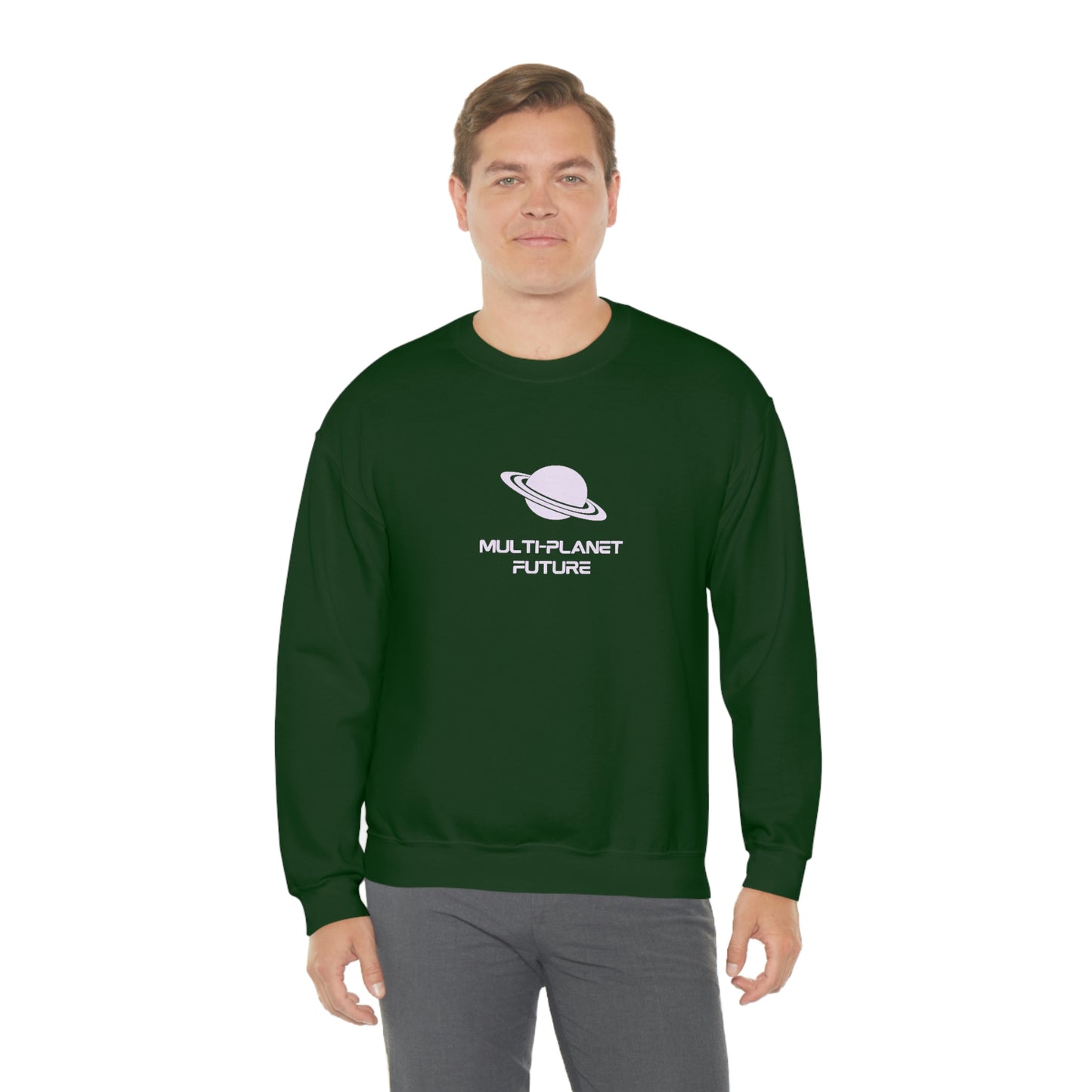 MULTI-PLANET FUTURE - Unisex Heavy Blend™ Crewneck Sweatshirt