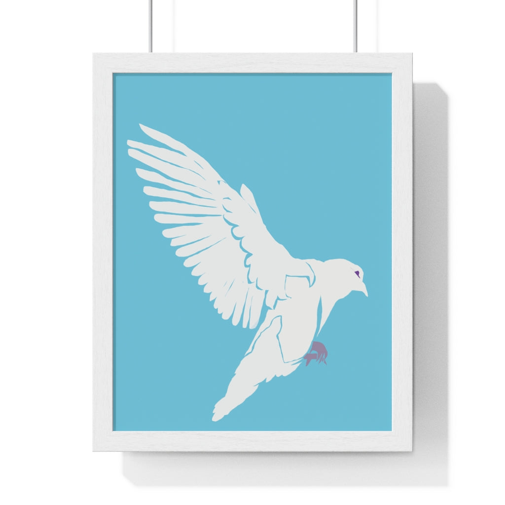 Dove of Peace - Premium Framed Vertical Poster