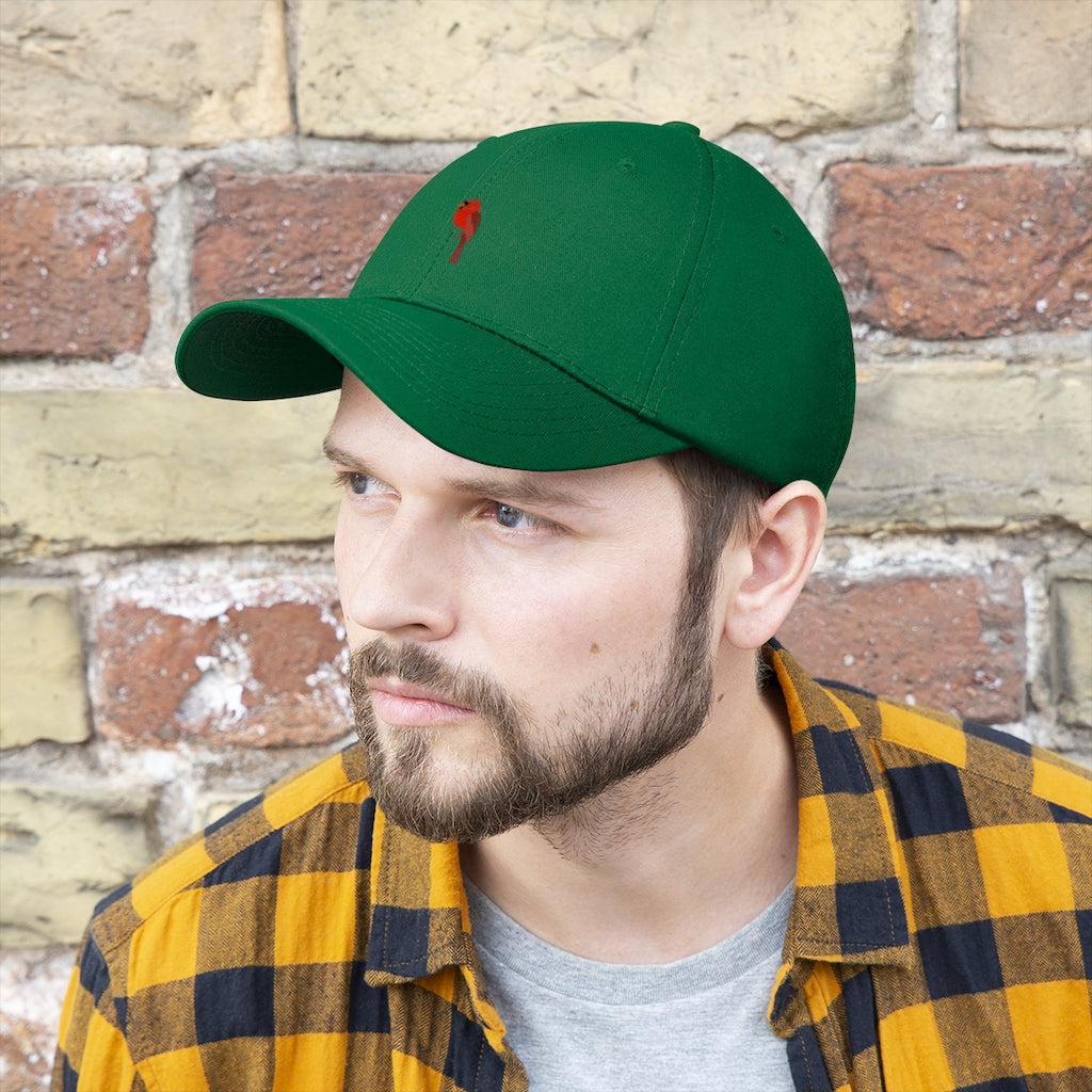 Unisex Twill Hat - Cardinal