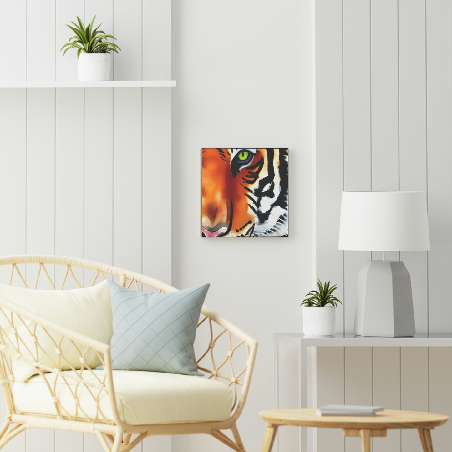 TIGER - Wood Canvas