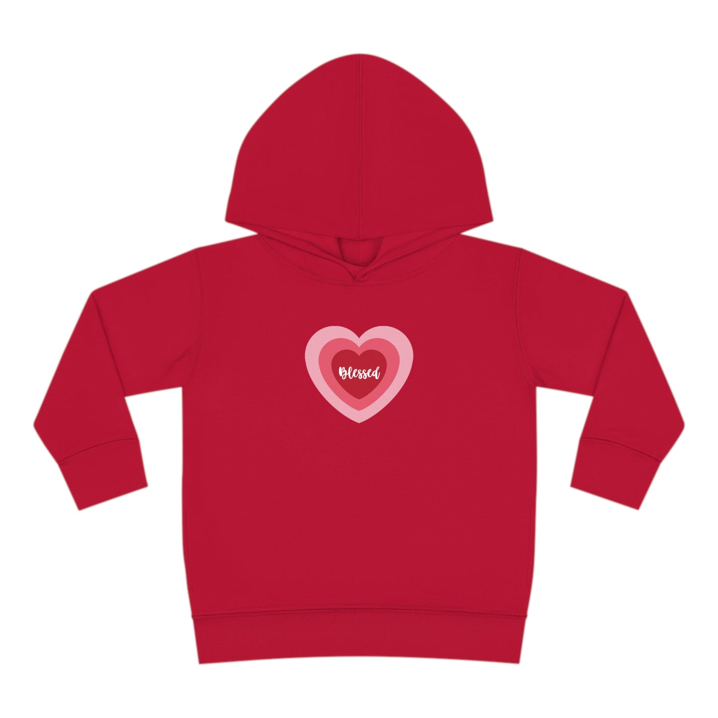 Blessed Heart - Toddler Pullover Fleece Hoodie