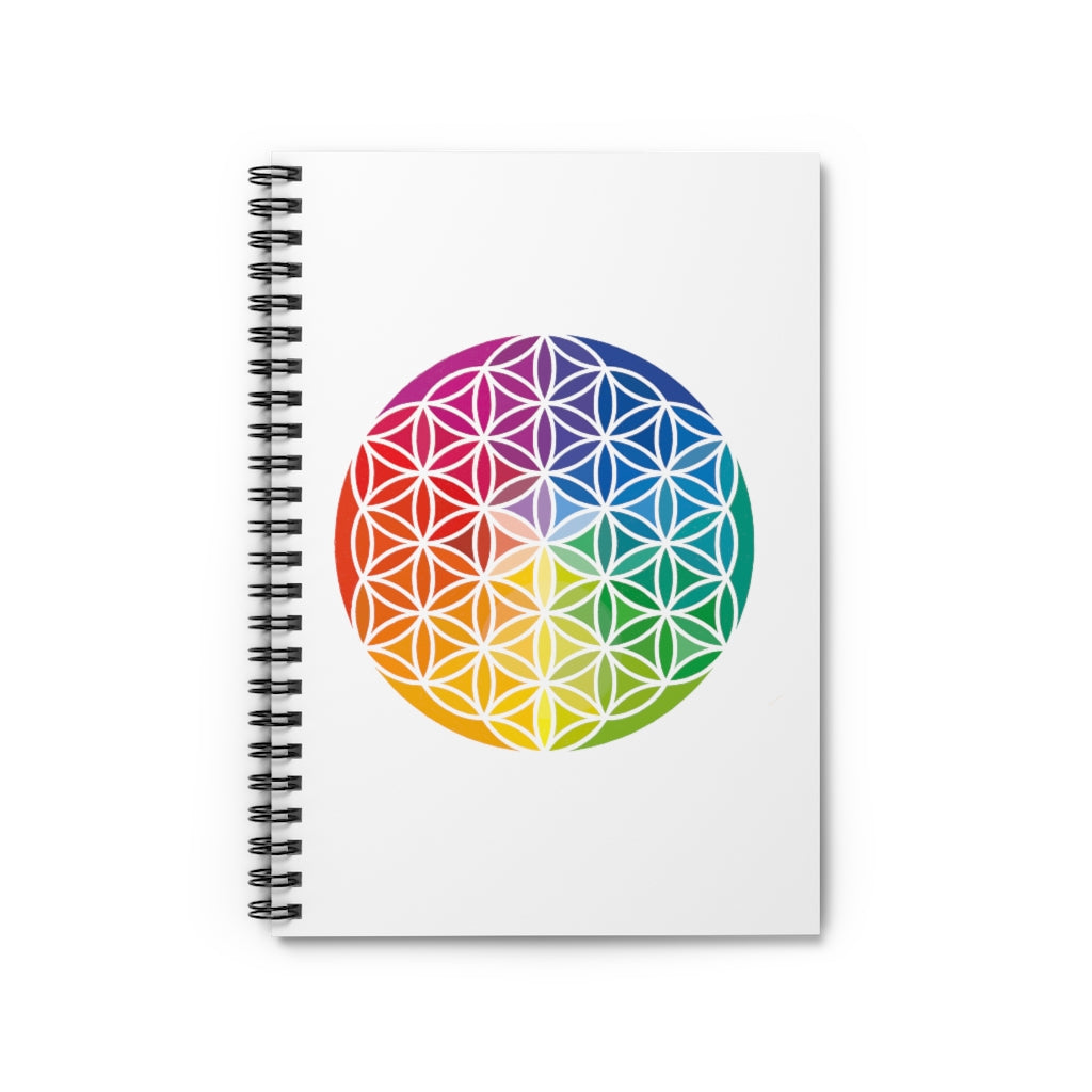 Flower of Life - Spiral Notebook - Ruled Line