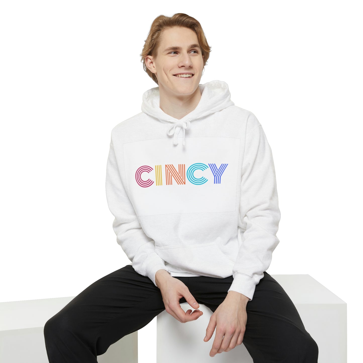 CINCY - Unisex Garment-Dyed Hoodie