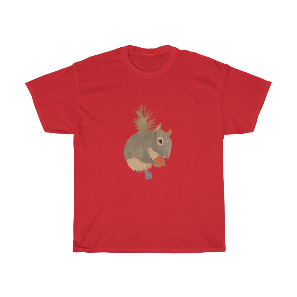 Squirrel Print - Unisex Heavy Cotton Tee