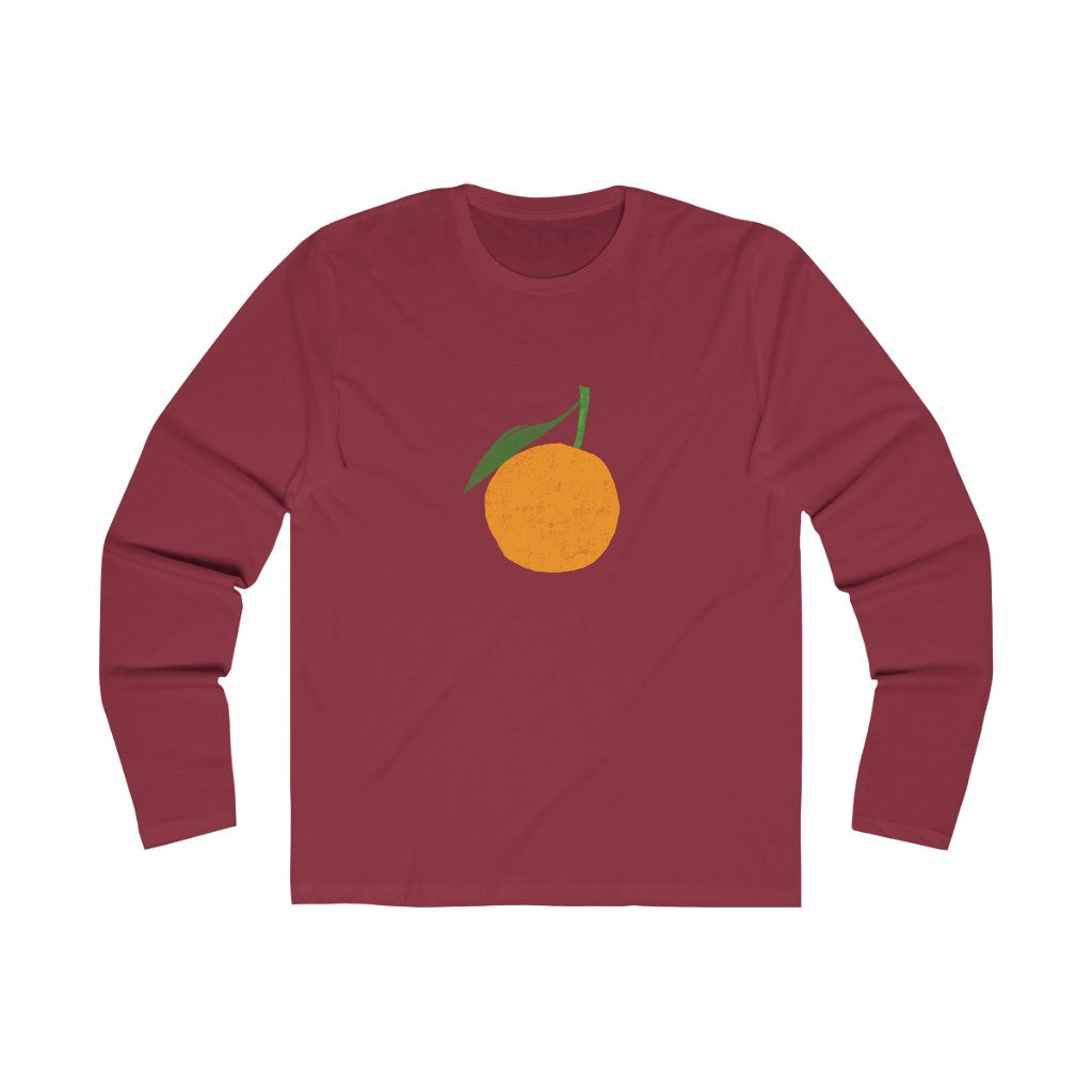 Orange Fruit - Men's Long Sleeve Crew Tee