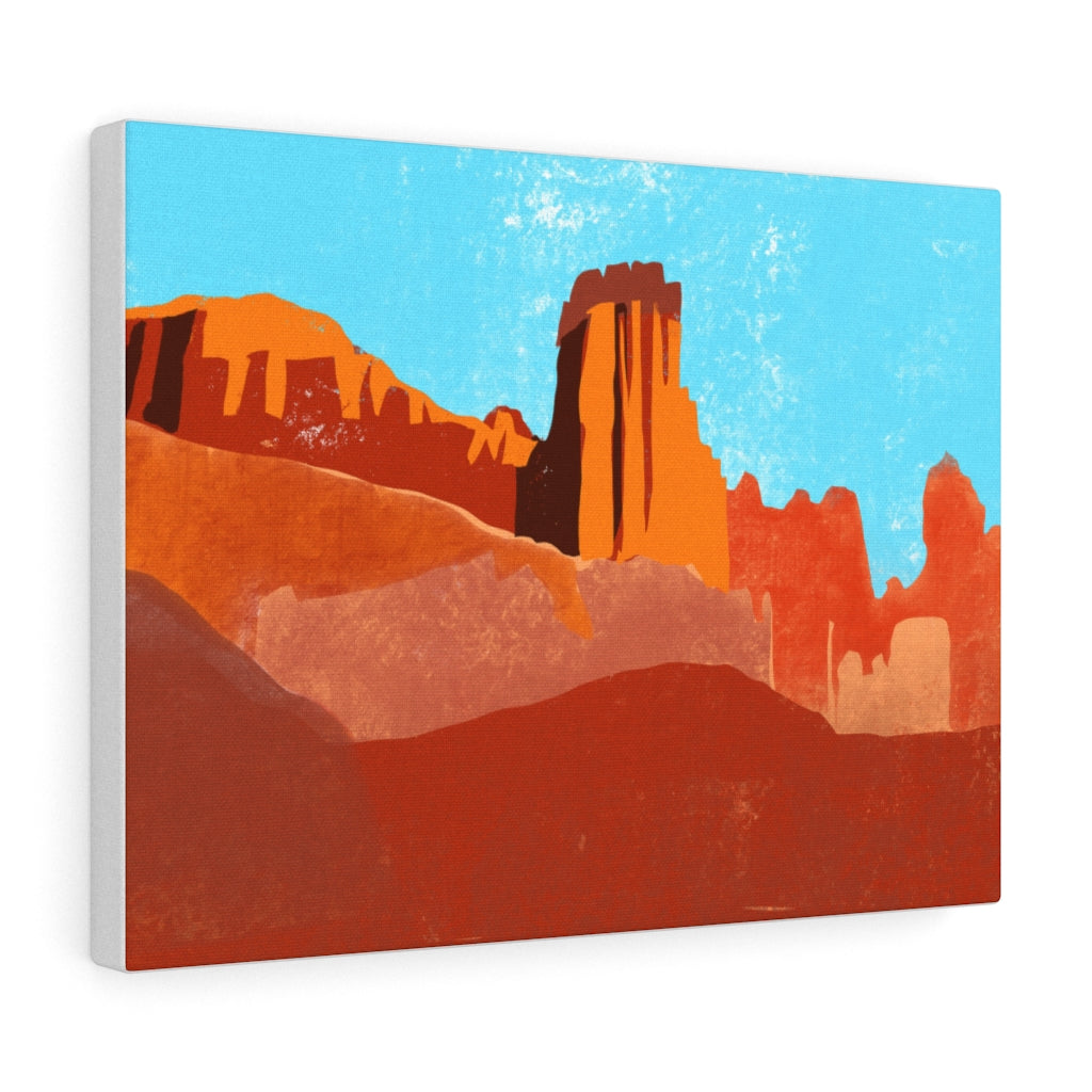 Desert Scene - Canvas Gallery Wraps