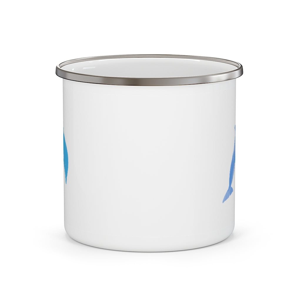 Enamel Camping Mug - Dolphins