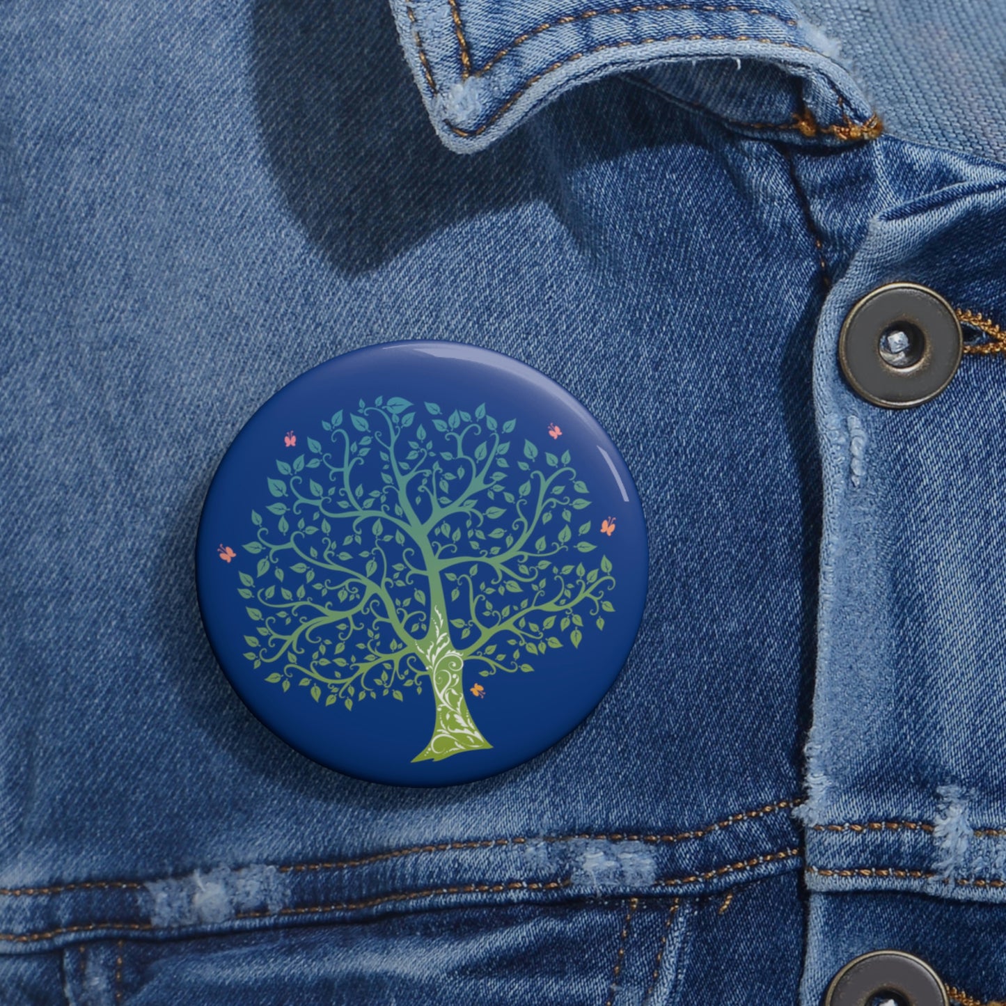 Tree of Life Pin Button