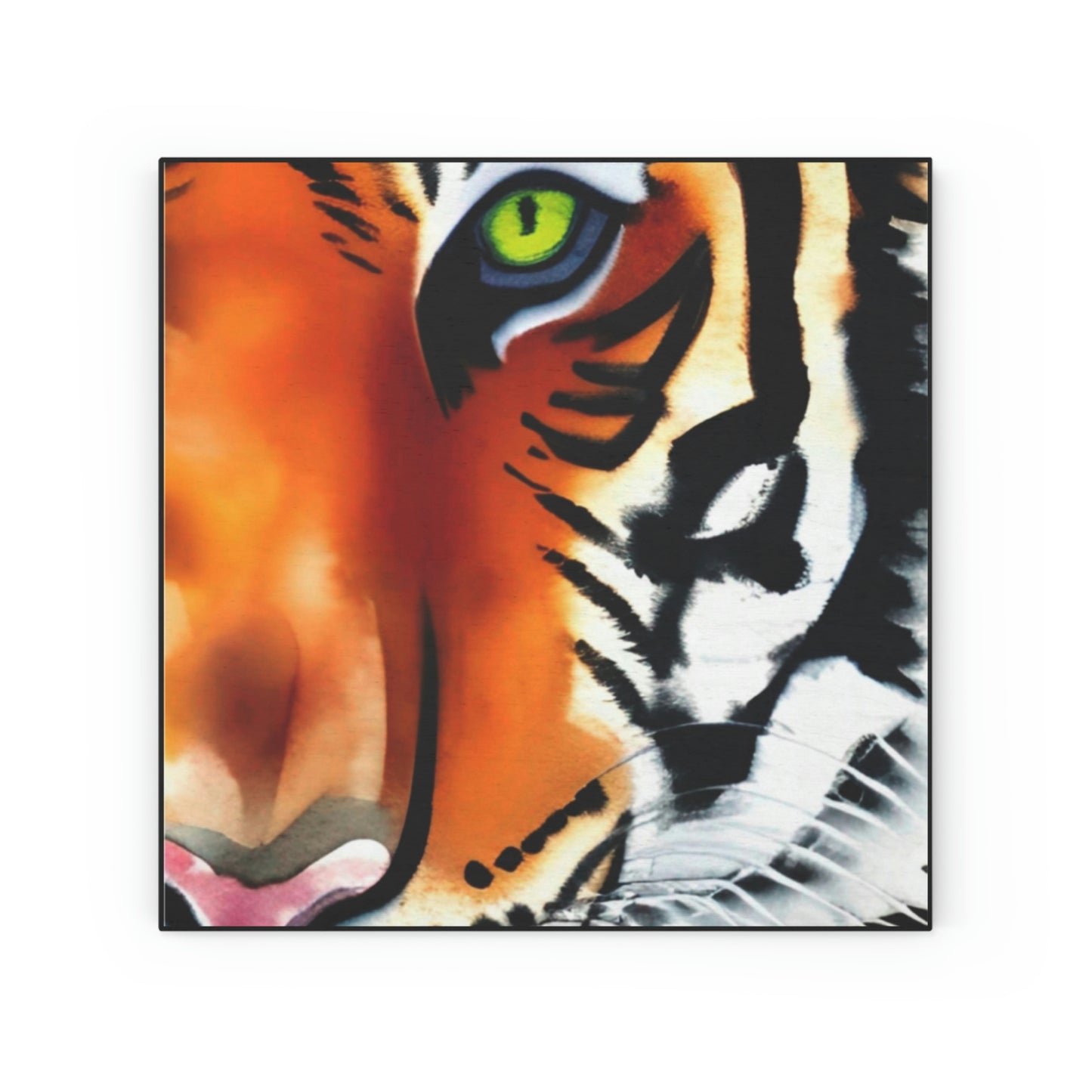 TIGER - Wood Canvas