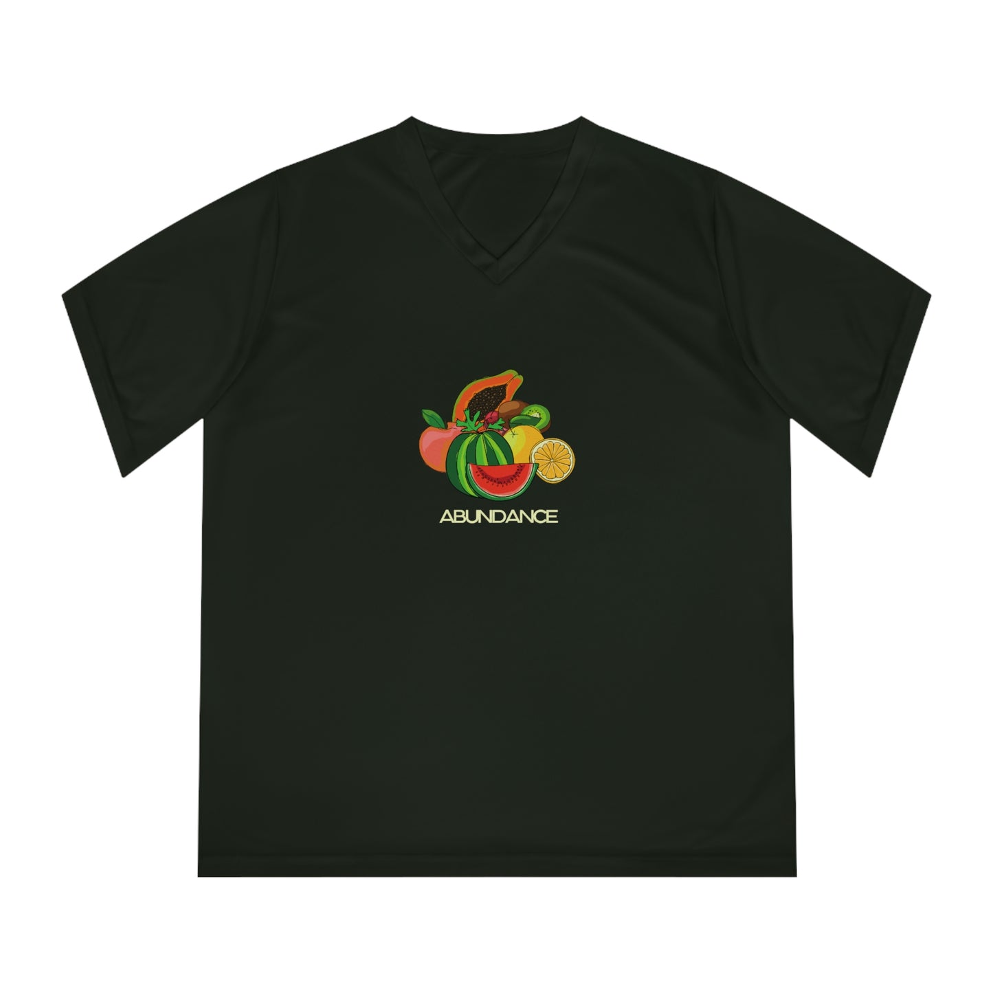Women's Performance V-Neck T-Shirt - ABUNDANCE