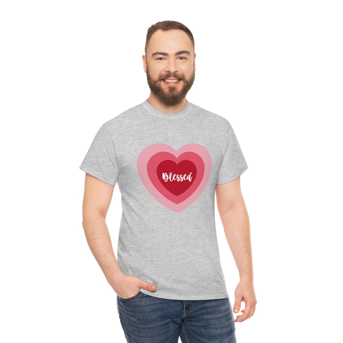 Blessed Heart - Unisex Heavy Cotton Tee