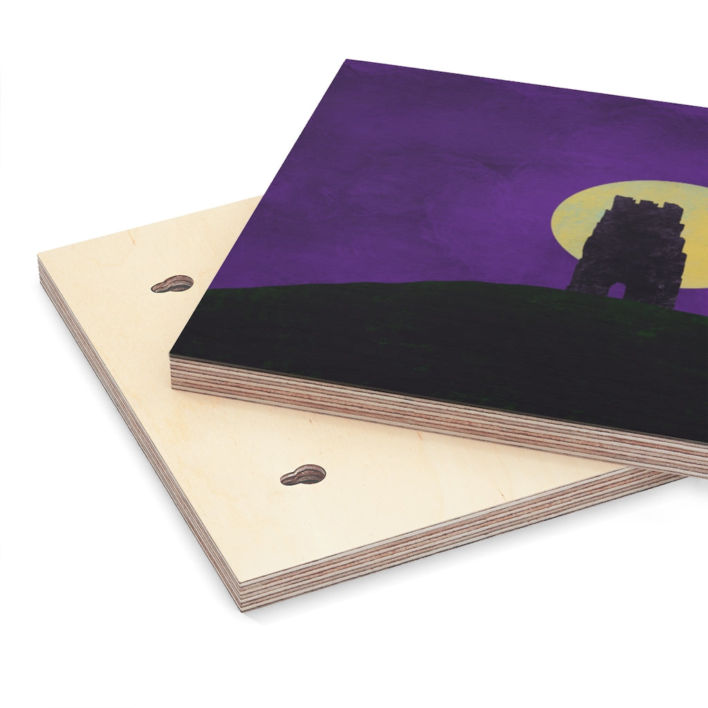 Wood Canvas - Night Tower