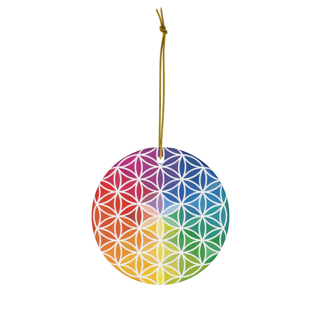 Flower of Life - Ceramic Ornaments