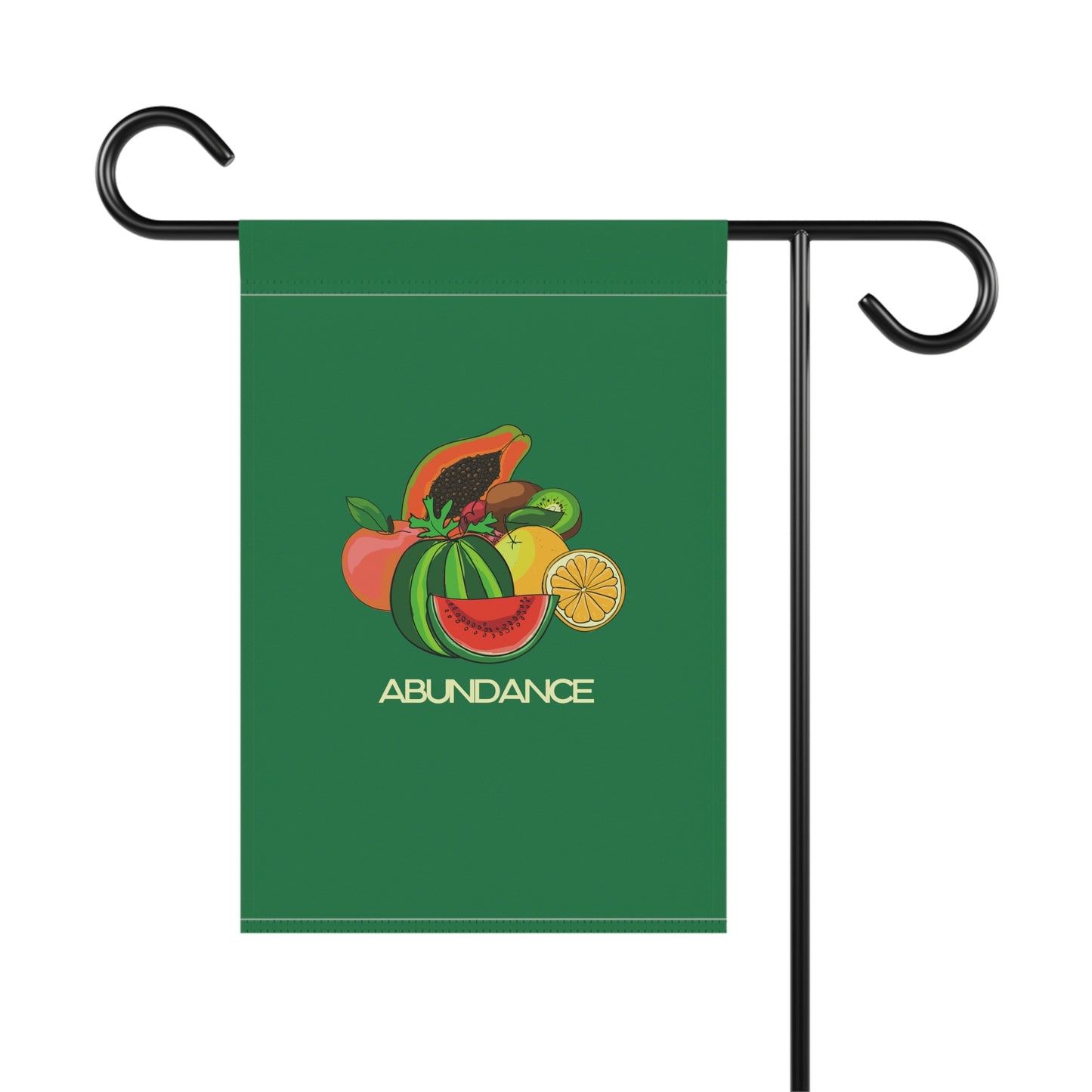 ABUNDANCE - Garden & House Banner - Green